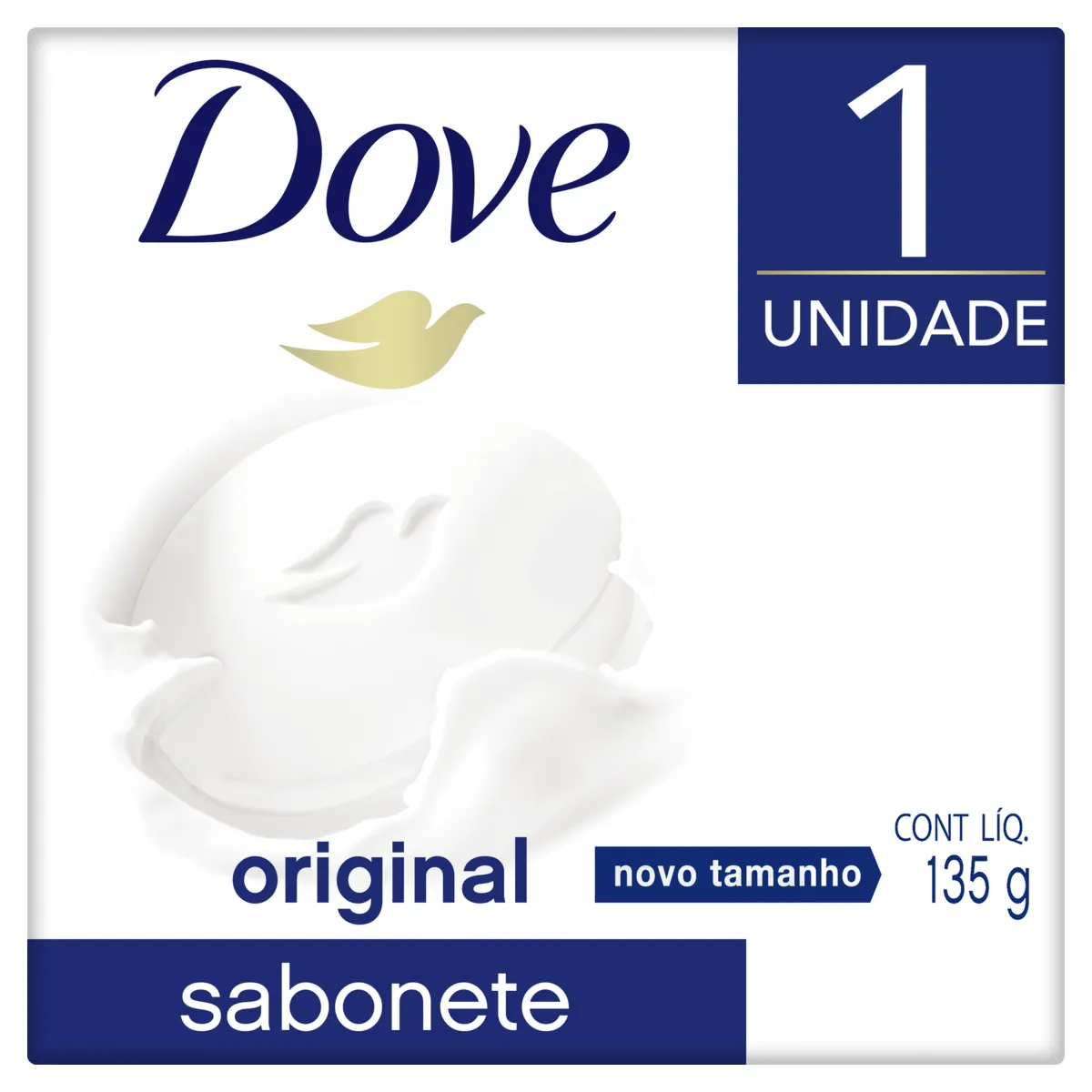 Sabonete Em Barra Original Dove 135G