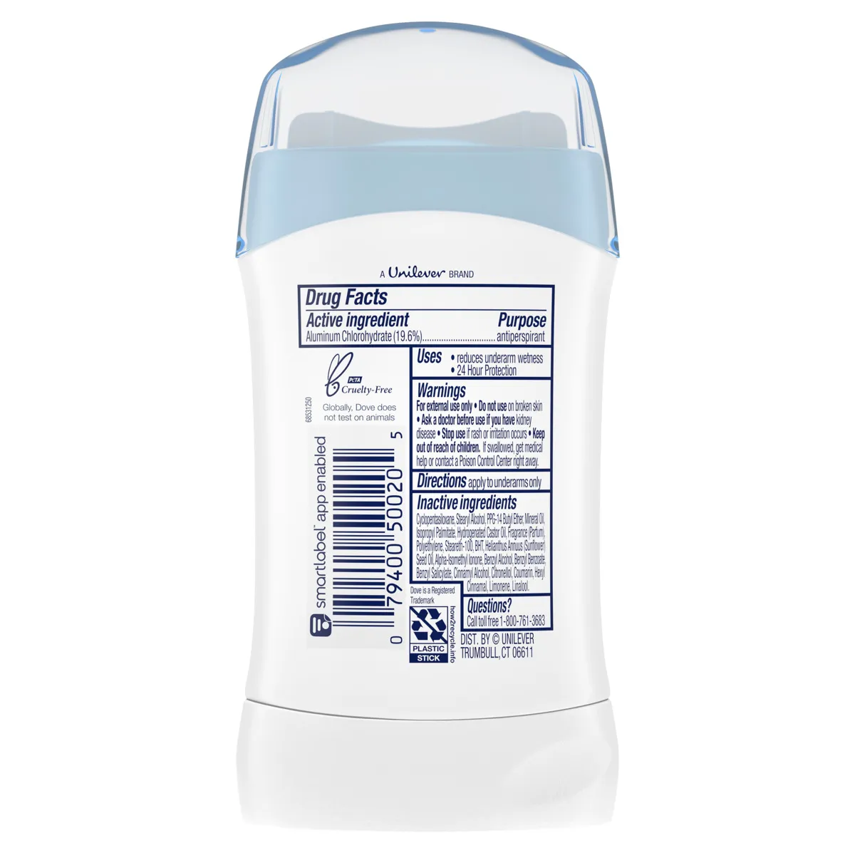 DESODORANTE DOVE STICK POWDER 45G