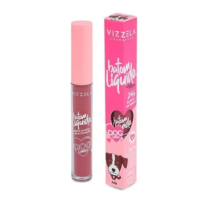 Batom Líquido Matte Dog Lovers Cor04 Vira-Lata 3,5g-VIZZELA