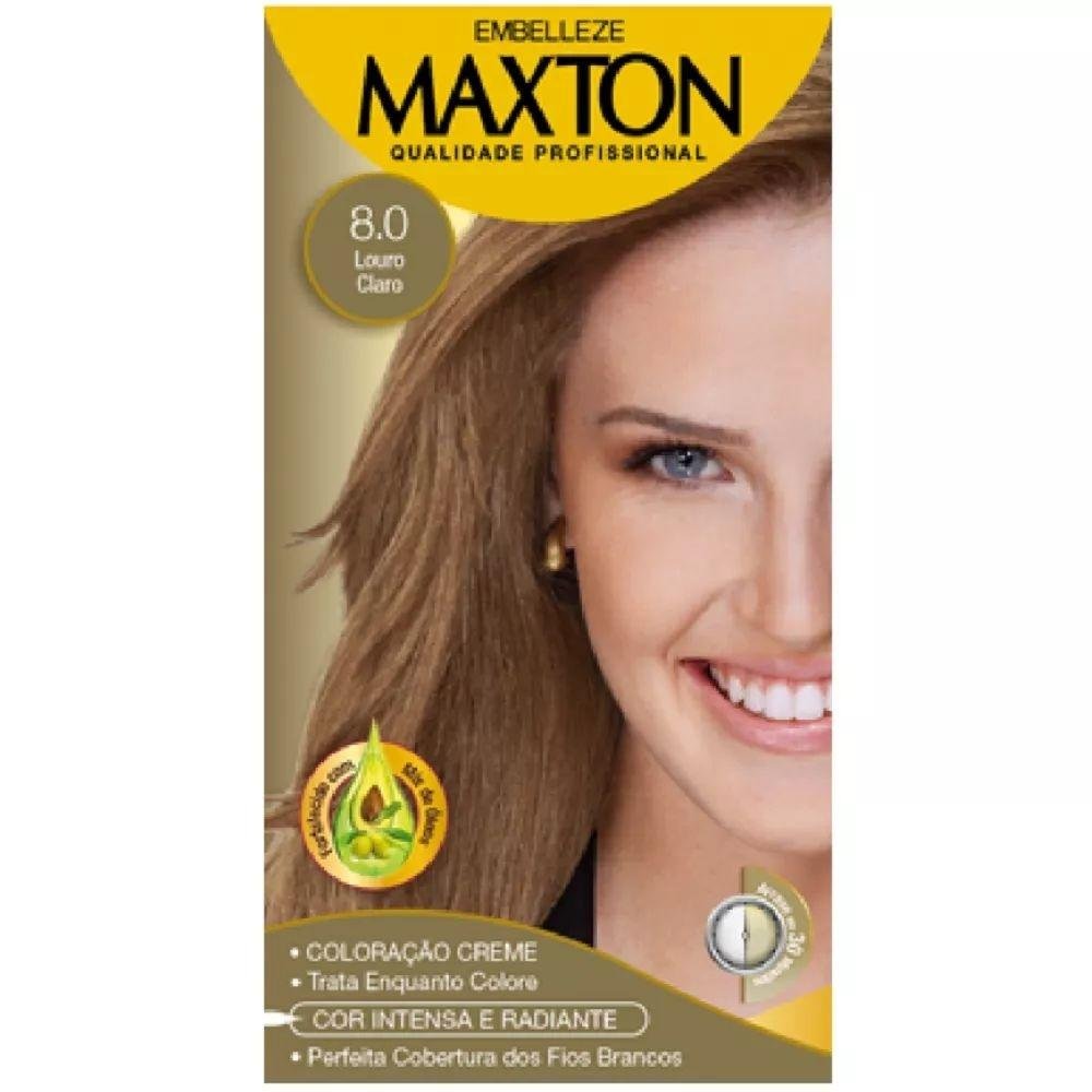 Tinta de Cabelo Louro Claro 8.0 Eco - MAXTON