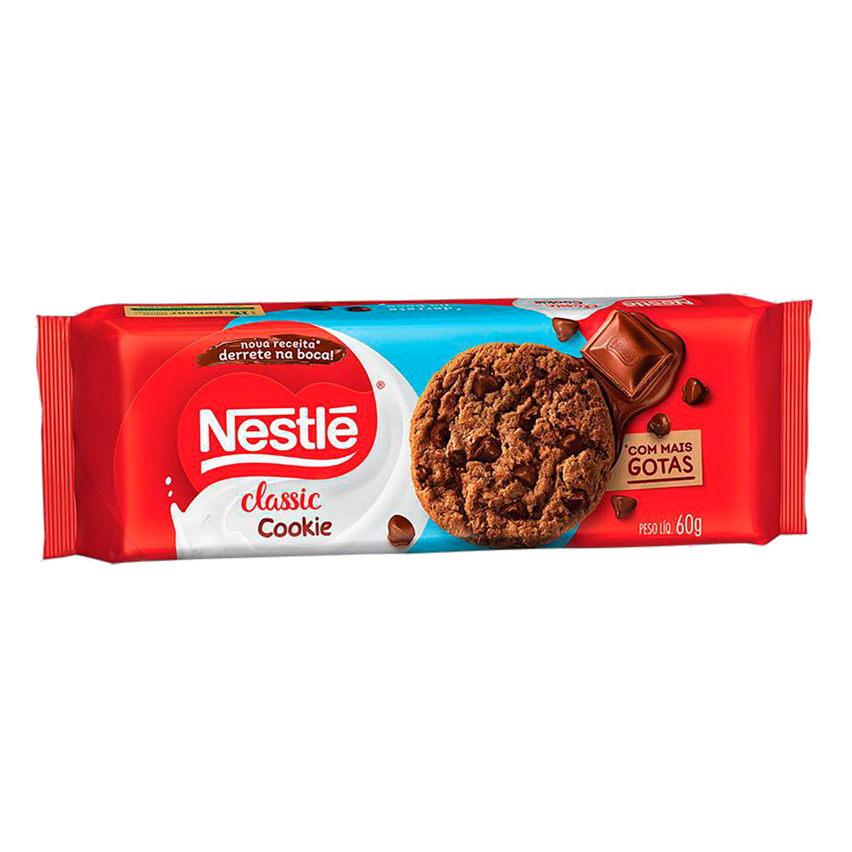 Cookie Gotas De Chocolate Nestlé Classic 60G