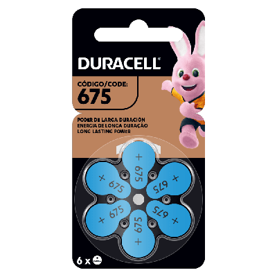 Pilha Auditiva Duracell 675 6 Unidades