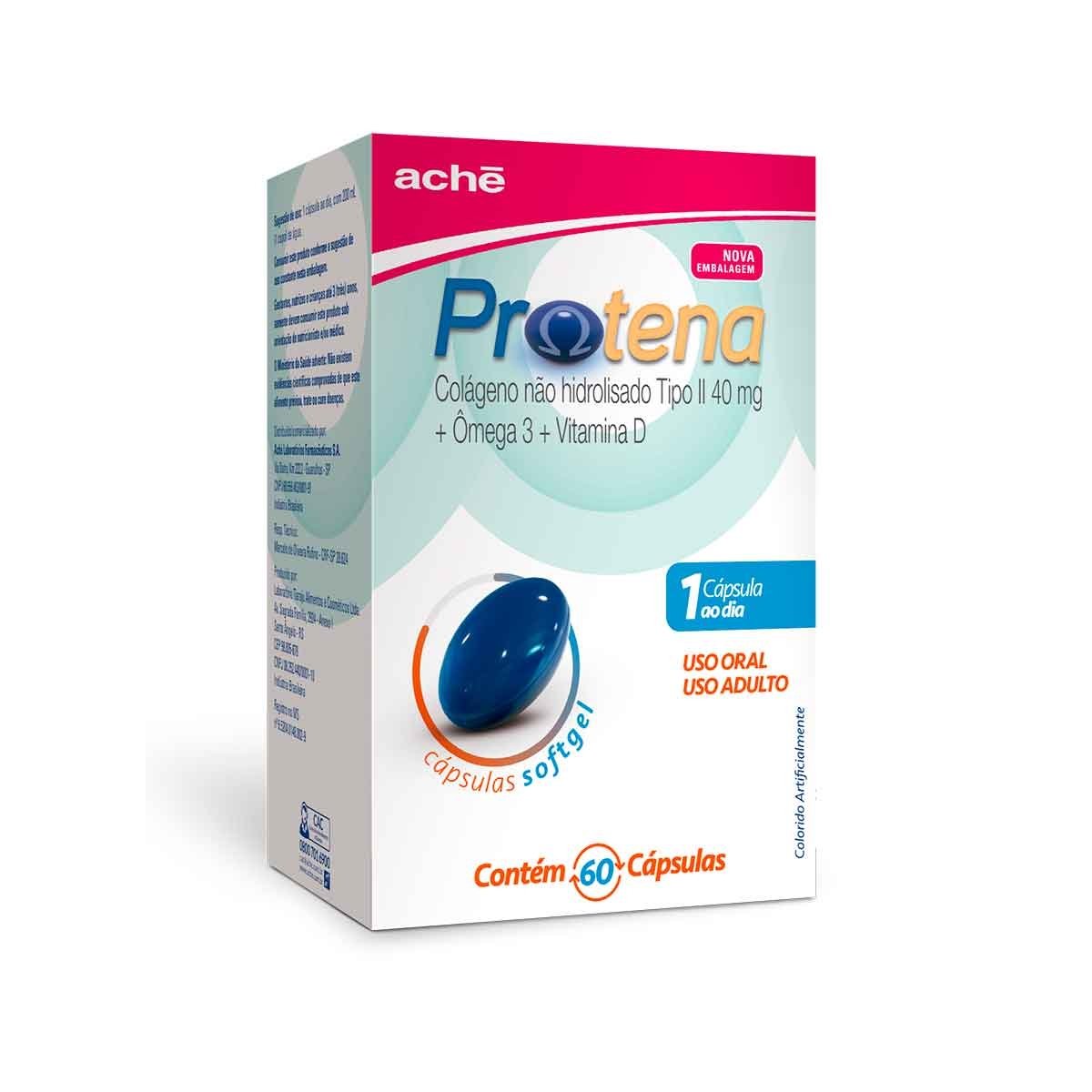 Protena Aché Caixa 60 Cápsulas
