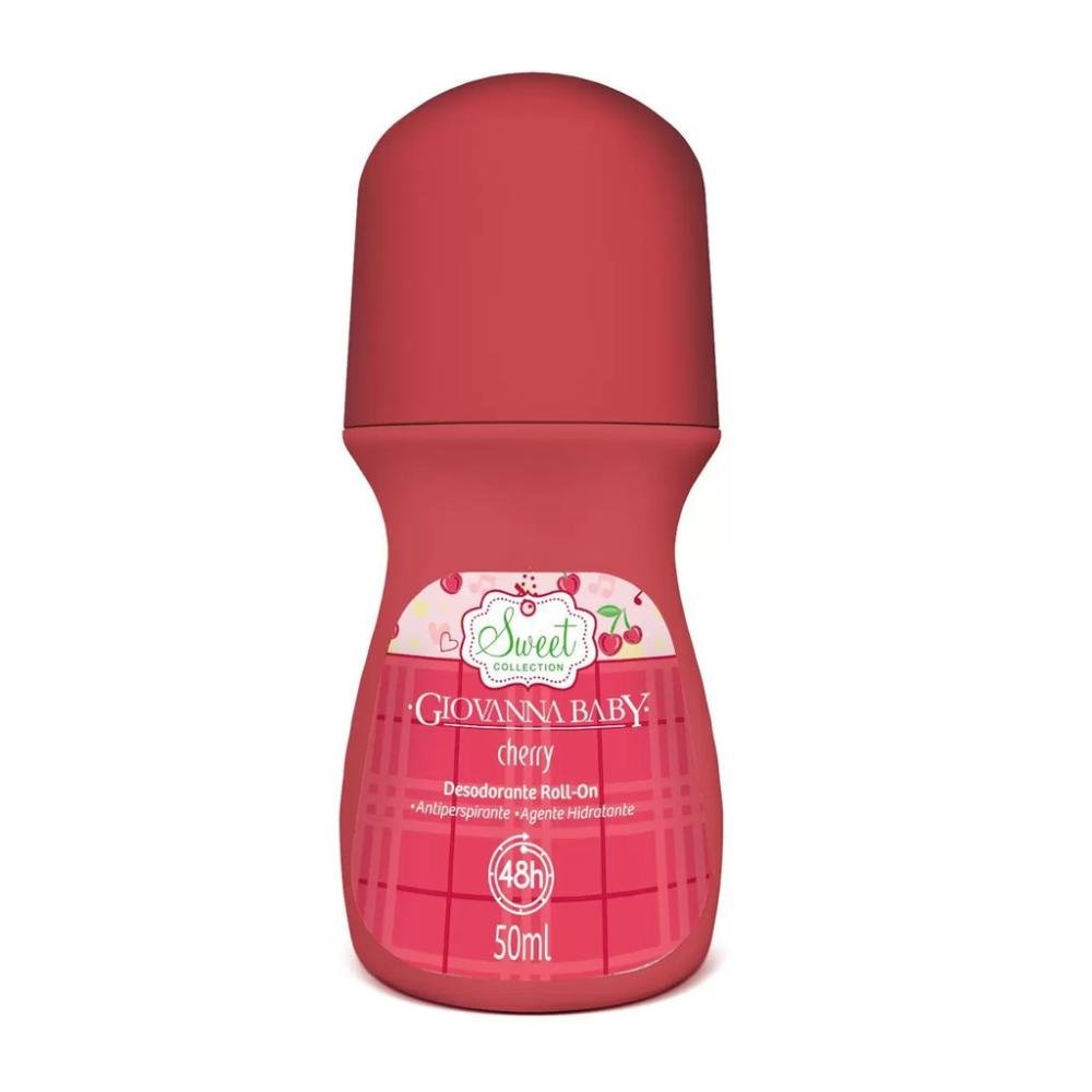 Desodorante Feminino Giovanna Baby Roll-On Cherry 50ml