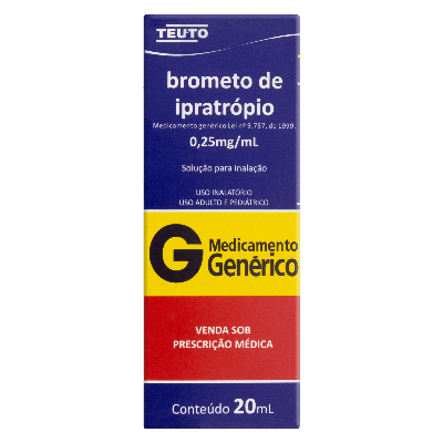 Brometo de Ipratrópio Solução 20ml - TEUTO