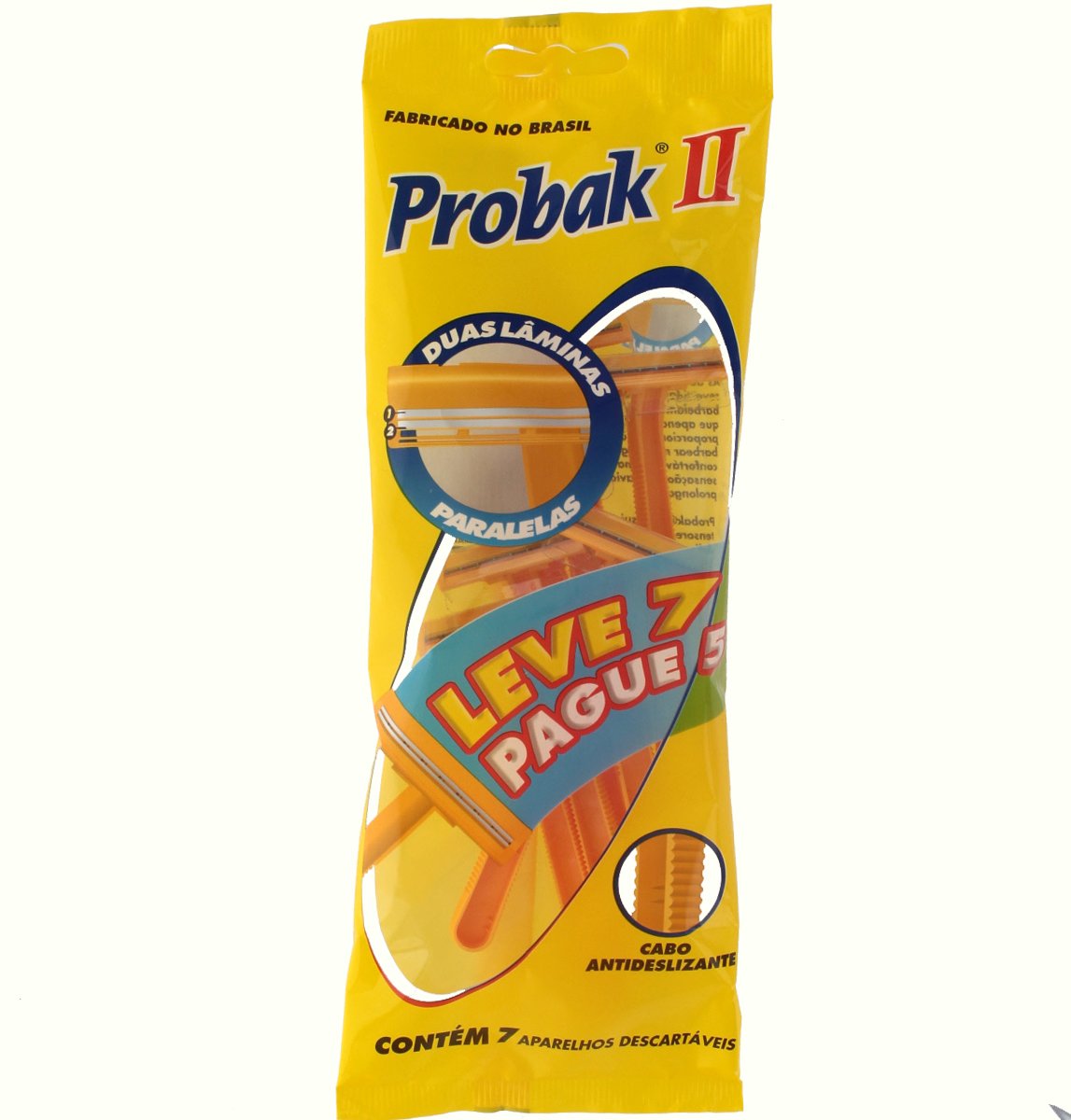 Aparelho De Barbear Gillette Probak Ii Leve 7Un Pague 5Un