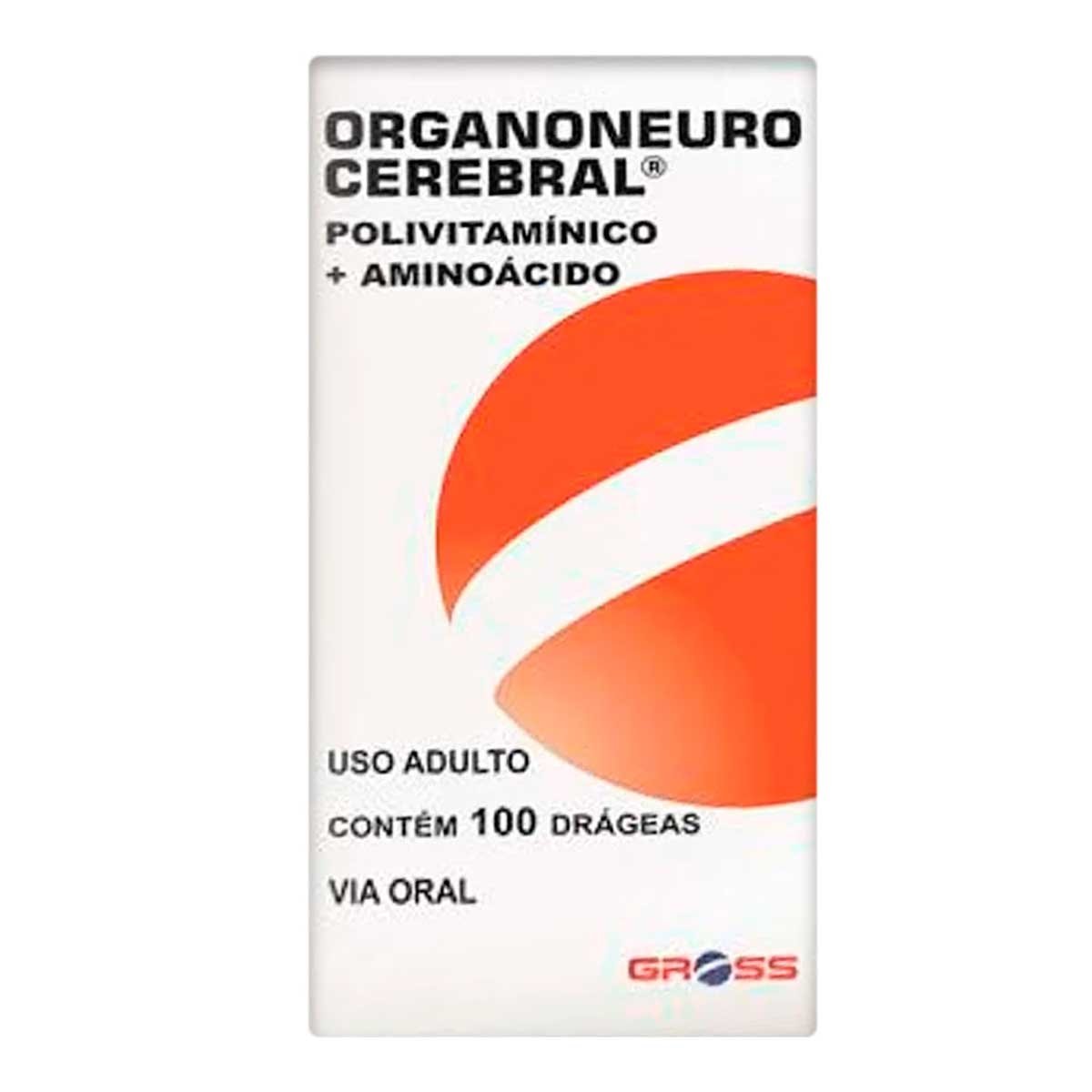 Polivitamínico Organoneuro Cerebral 100 drágeas
