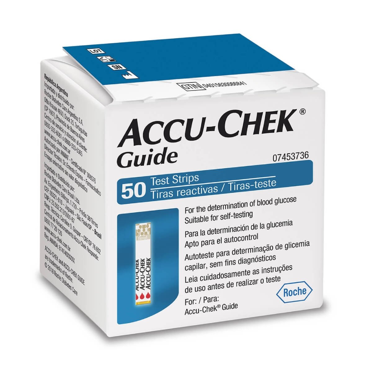 Tiras Teste Accu-Chek Guide 50 Unidades