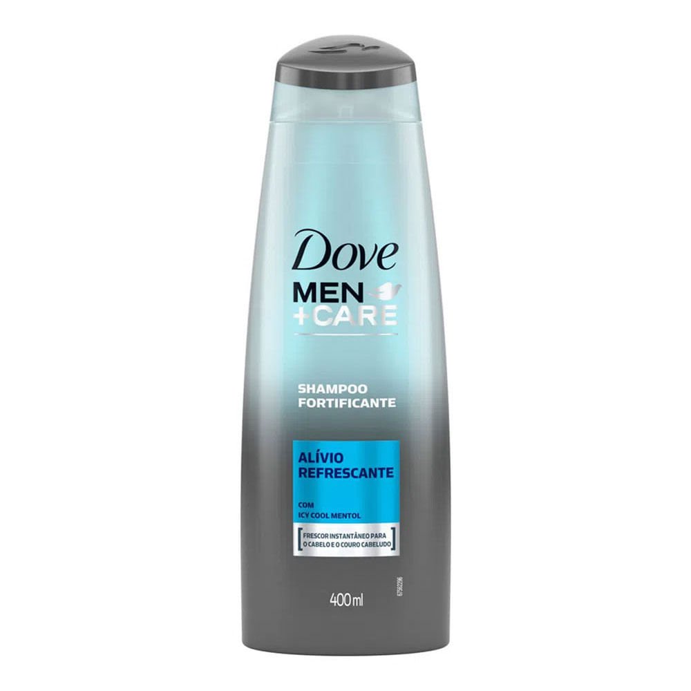 Shampoo Dove Men+Care Alívio Refrescante Frasco 400ml