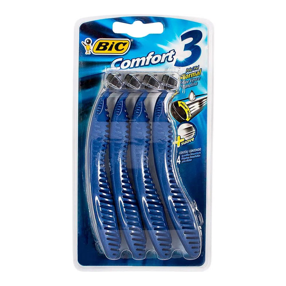 Aparelho de Barbear Comfort 3 Leve4Pague 3 - BIC