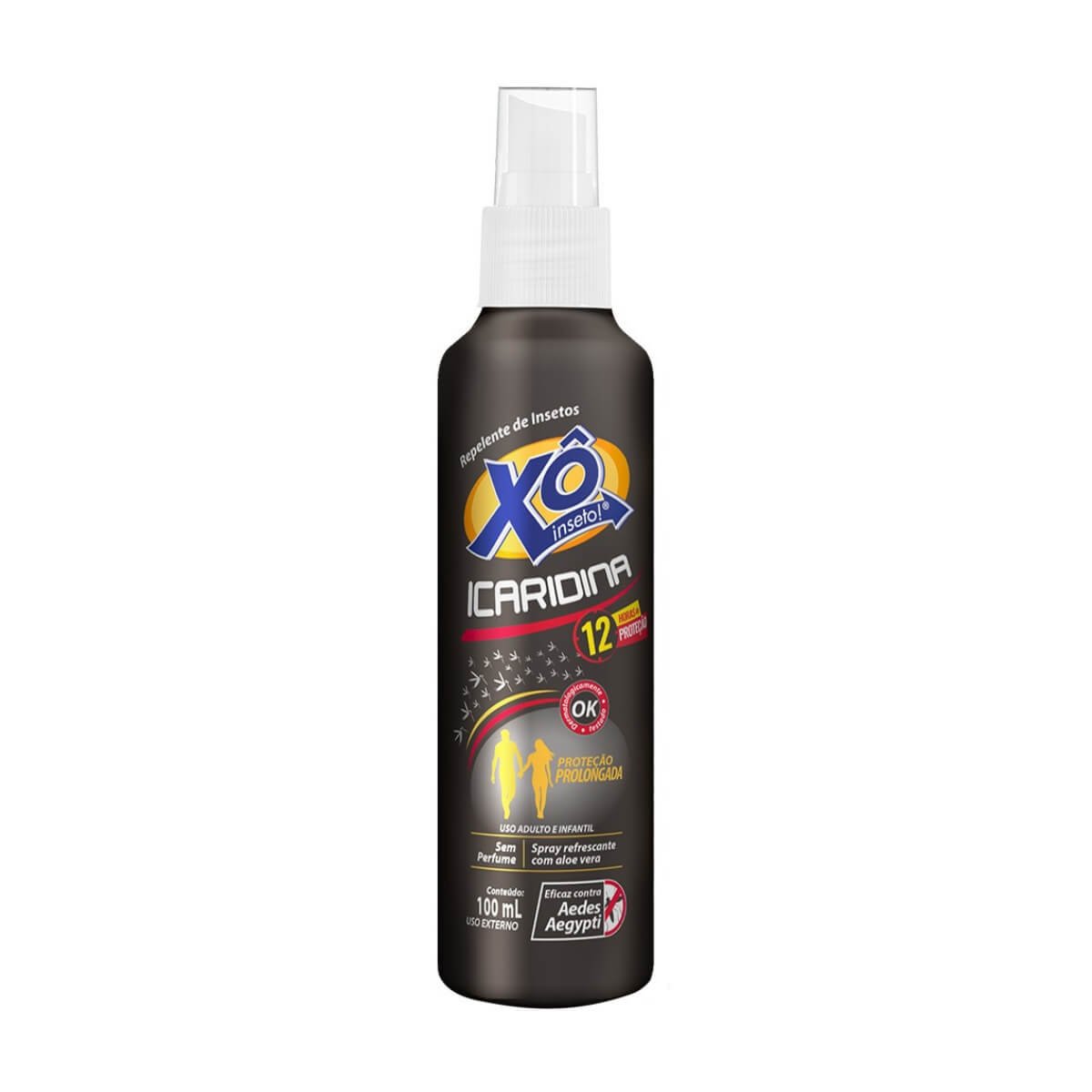 Repelente Spray Sem Perfume Xô Inseto Frasco 100Ml
