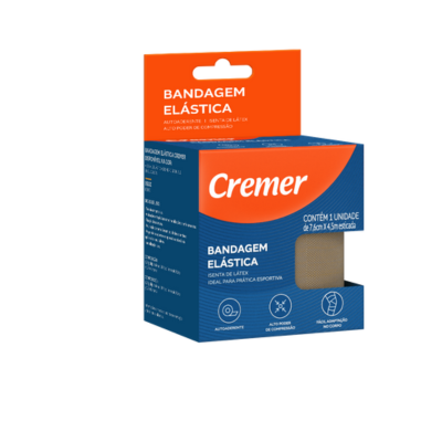 BANDAGEM ELASTICA 7,6CMX4,5M 1UN(CRM)