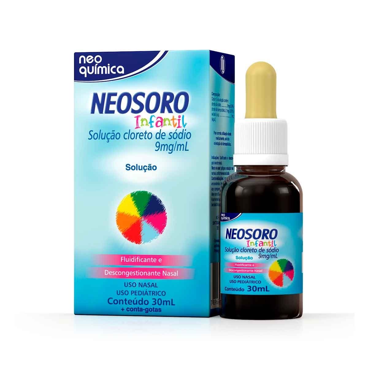 Solução Nasal Neosoro Infantil Com 30ml