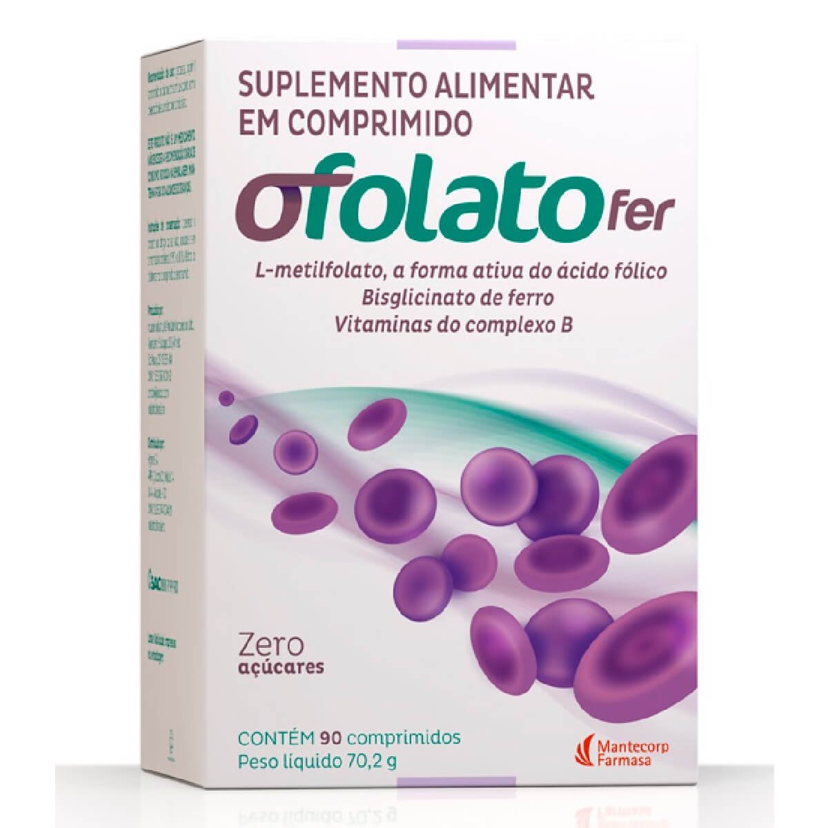 Polivitamínico Ofolato D Fer para Gestantes Sem Açúcar 30 co