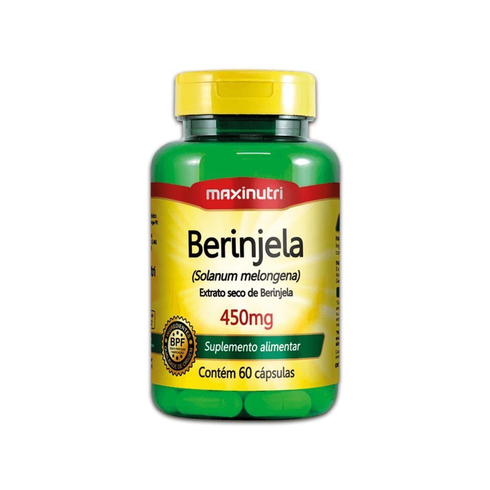 Berinjela Maxinutri 450mg 60 Cápsulas