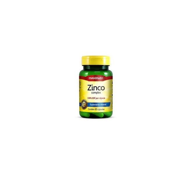 Zinco 60 cápsulas - MAXINUTRI