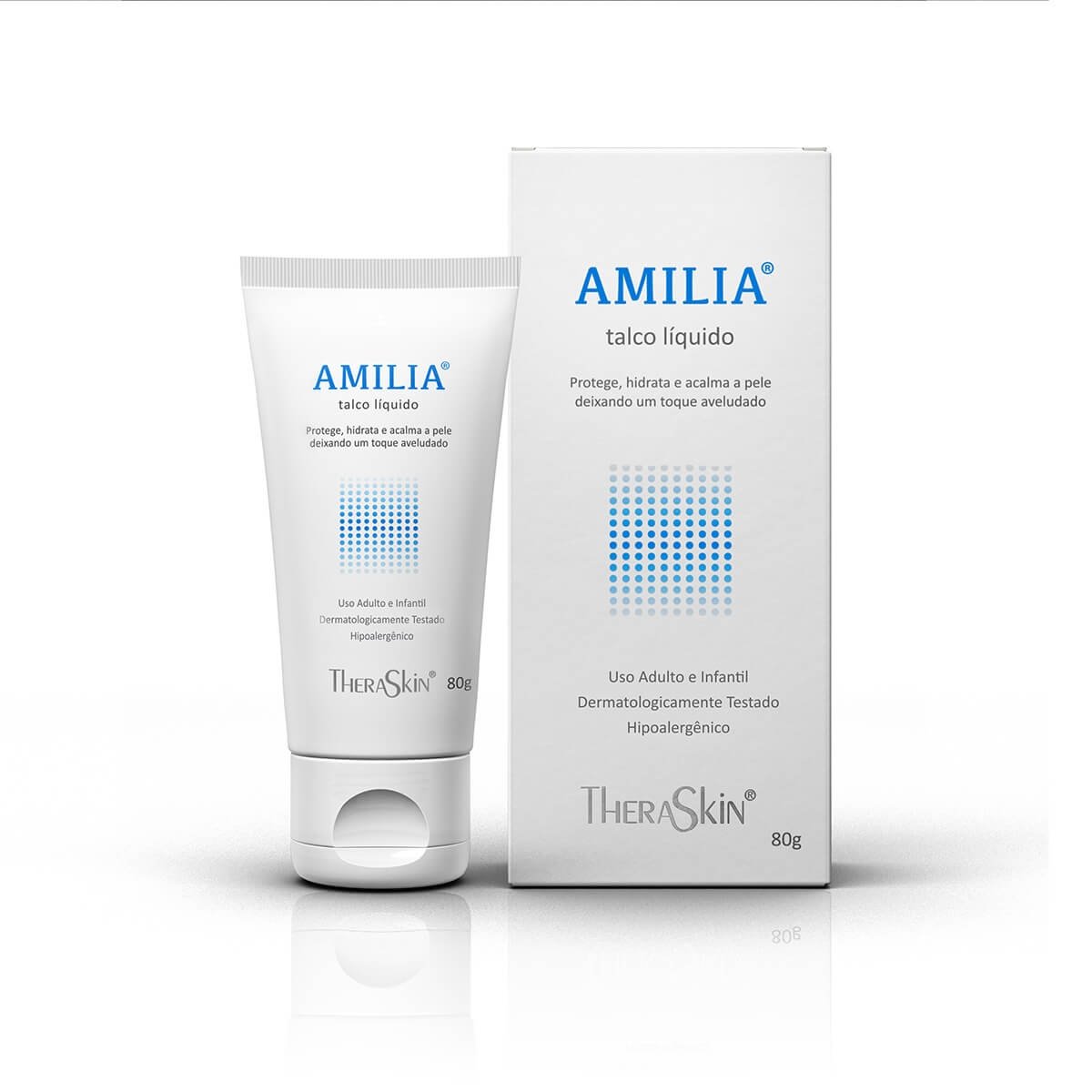 Talco Líquido Amilia 80g