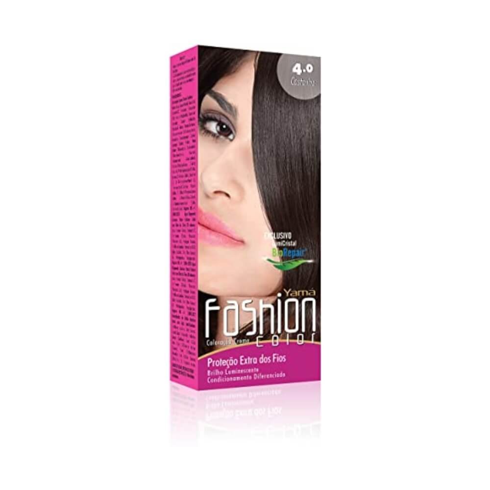 Tinta Cabelo Fashion Coloração 4.0 Castanho 60g - YAMÁ