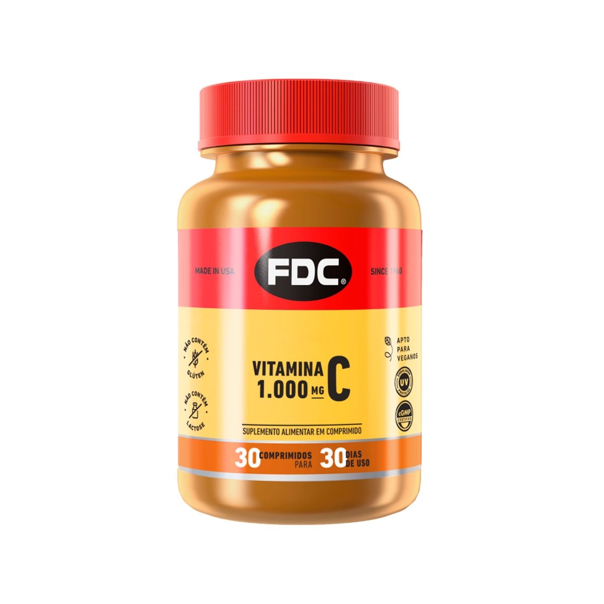 Vitamina C 1000mg FDC Frasco 30 Comprimidos