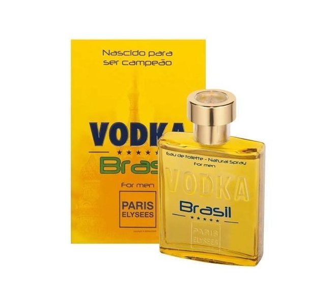 Perfume Vodka Brasil Yellow Paris Elysees Masculino 100ml