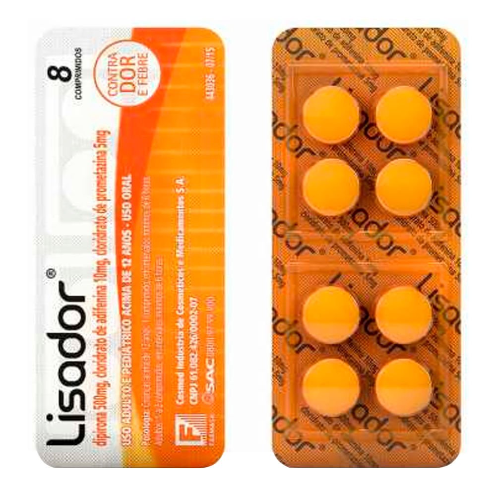 LISADOR 500MG C/8CP (HPP)