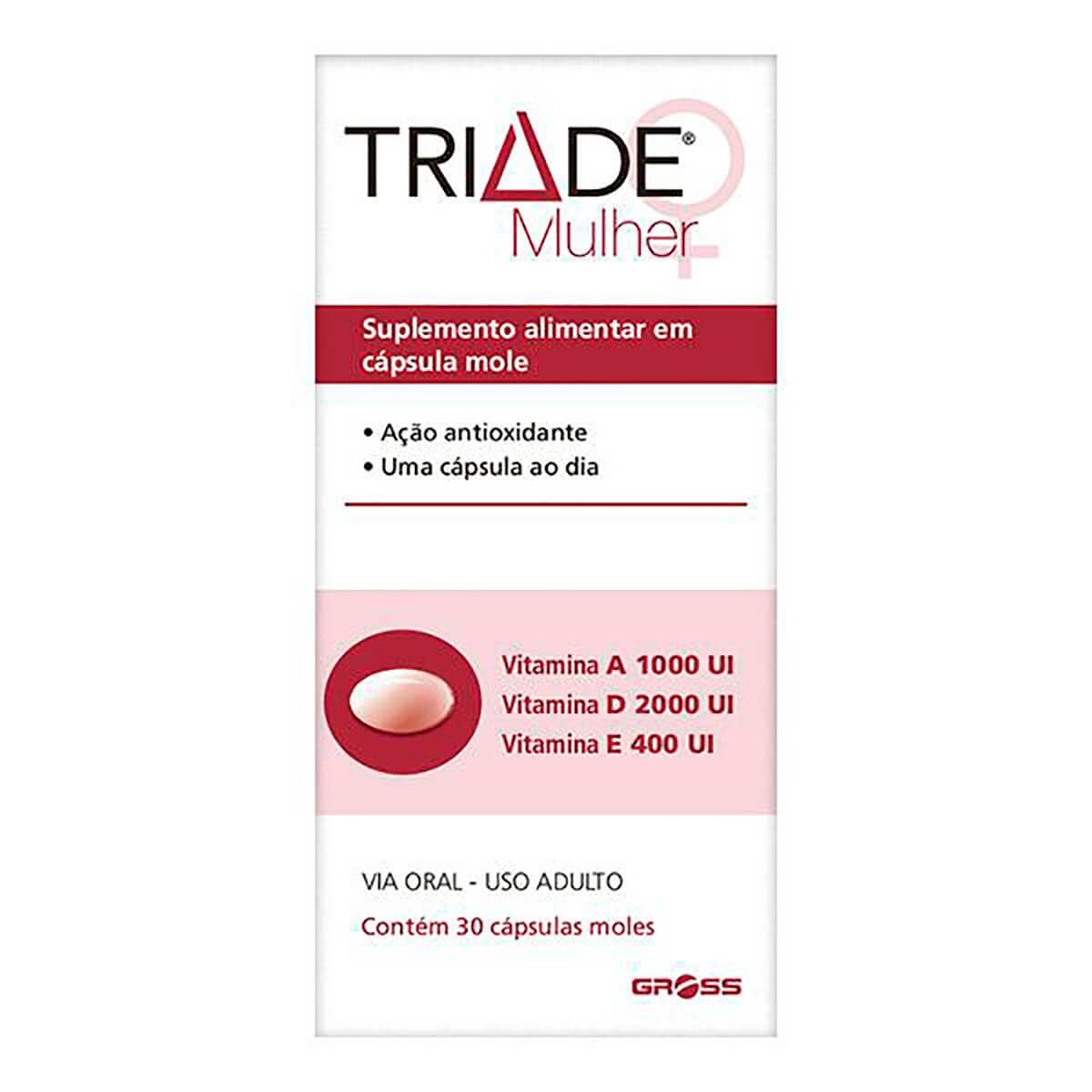 Triade Mulher Com 30Caps