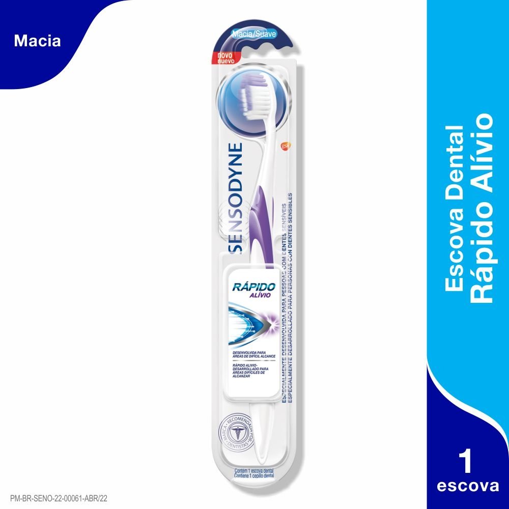 Escova Dental Rápido Alívio Macia/Suave - SENSODYNE