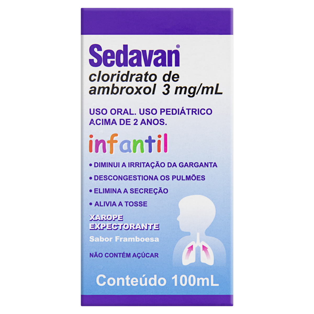 Sedavan 3mg/ml  100ml de Xarope Infantil - FQM