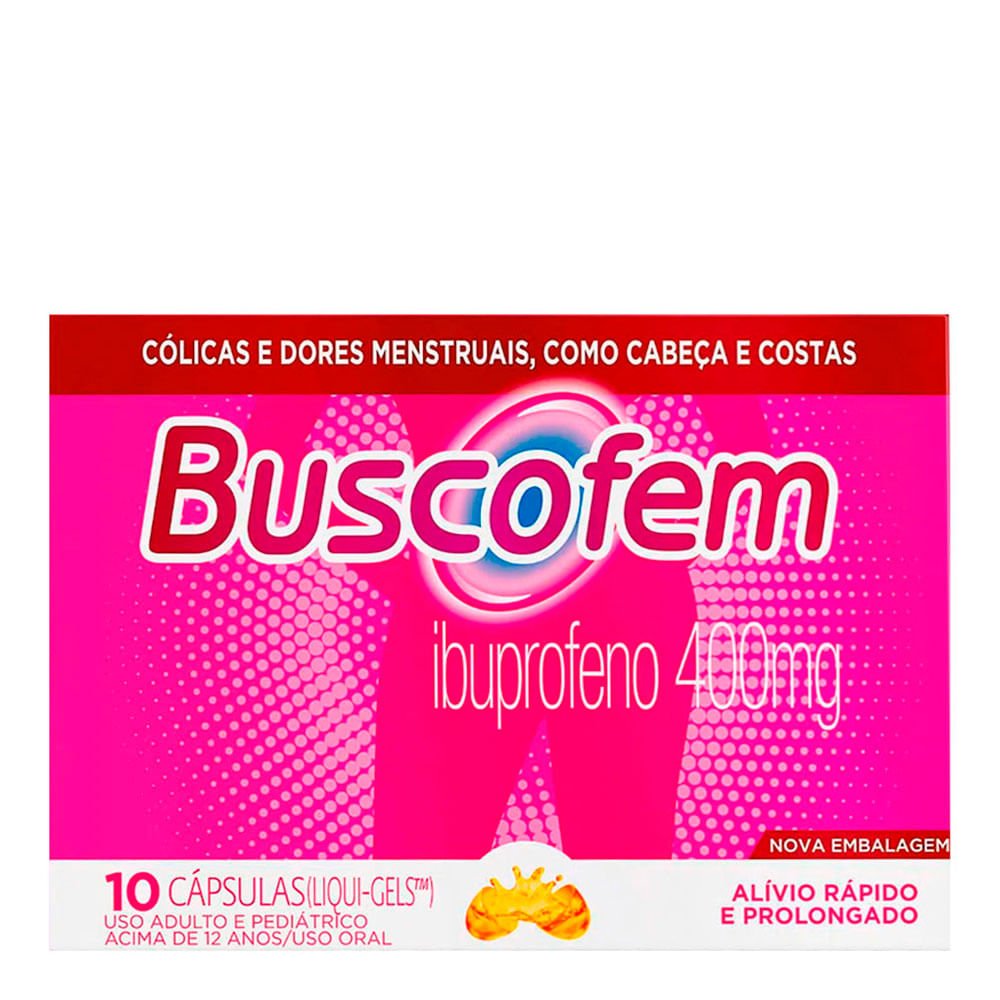Buscofem 400Mg Com 10 Cápsulas