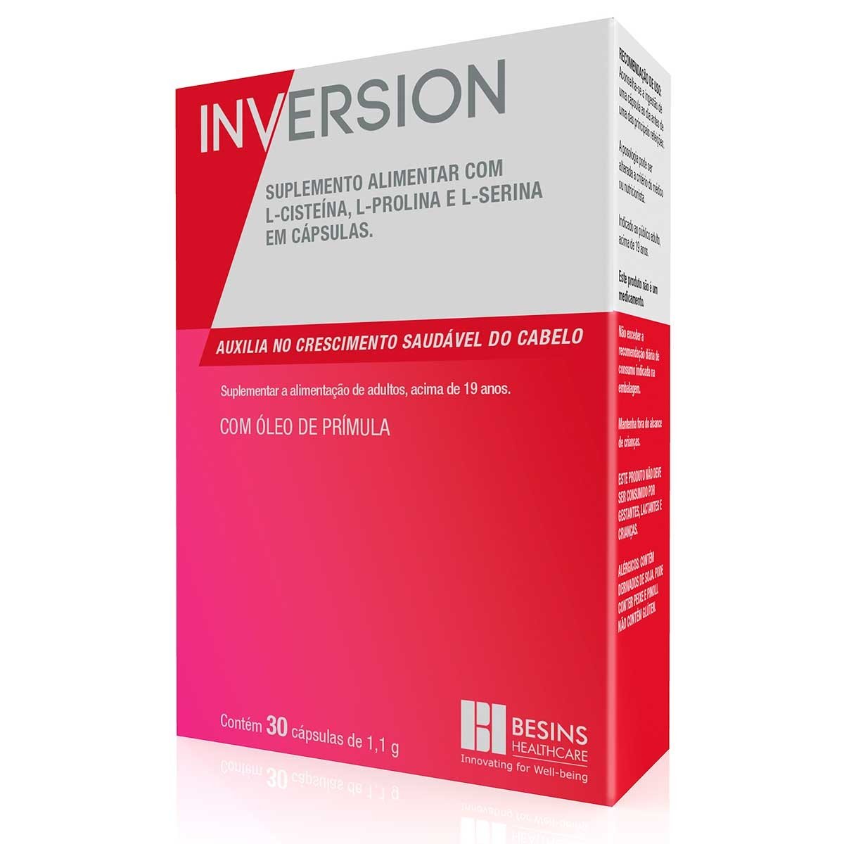 Suplemento Alimentar Inversion com 30 cápsulas
