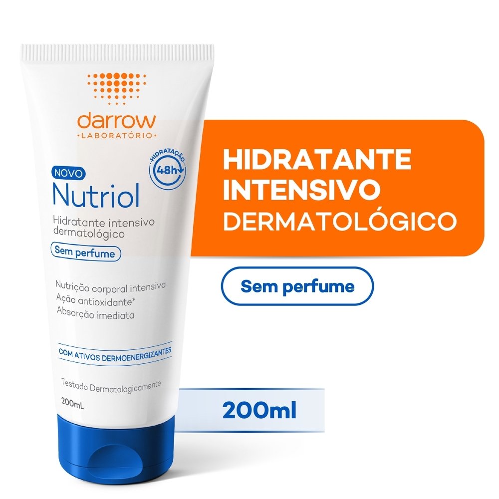 Nutriol Locao Hidratante Corporal Sem Perfume 200ml - DARROW