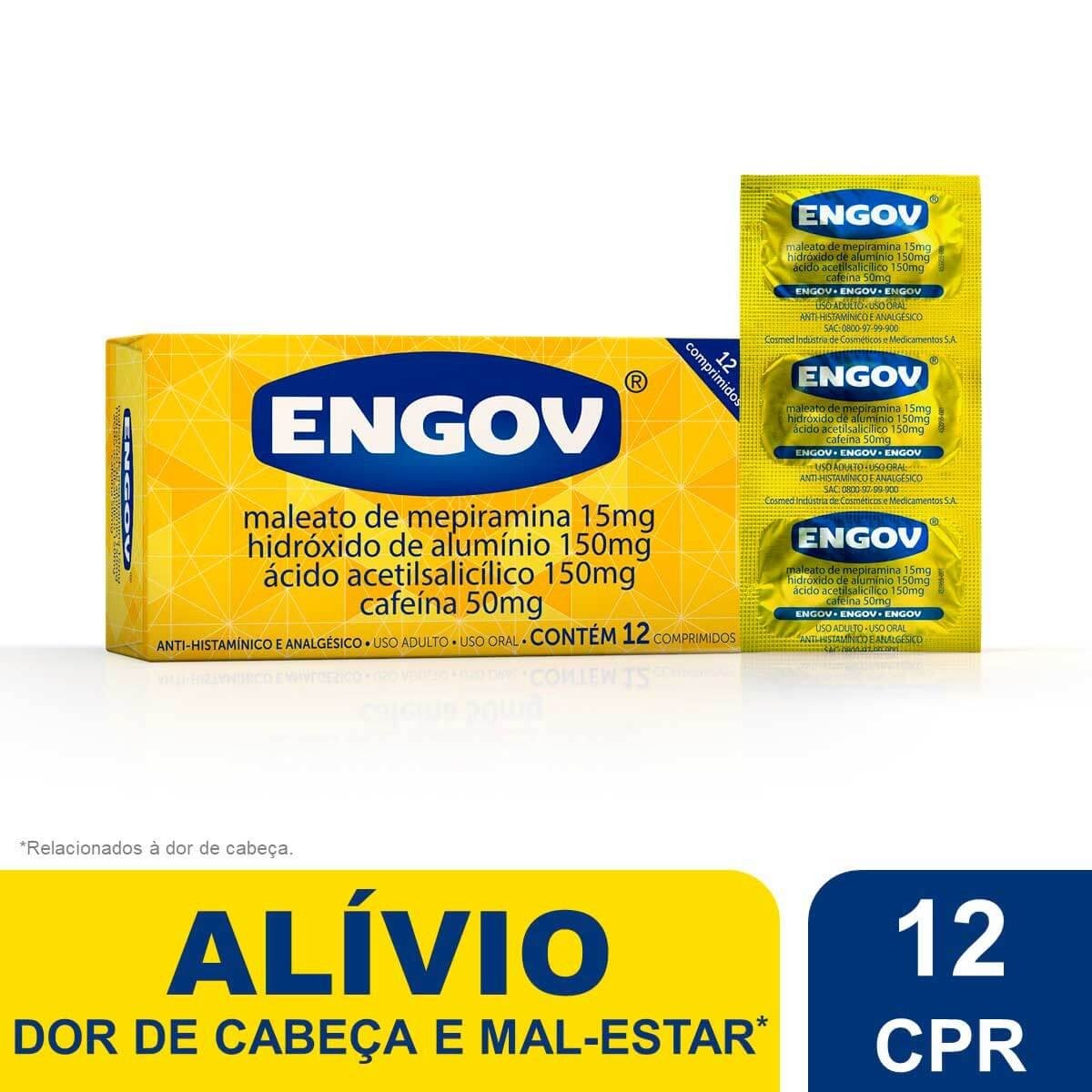 Engov 12 Comprimidos - HYPERA