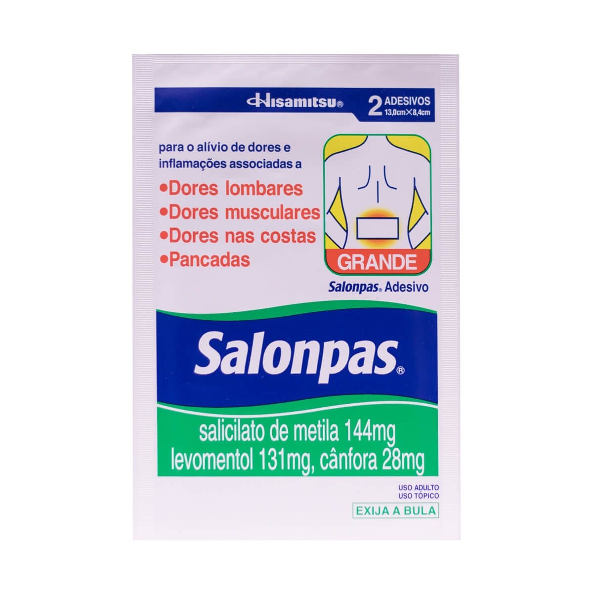 Salonpas Adesivo G 1 Envelope com 2 Unidades
