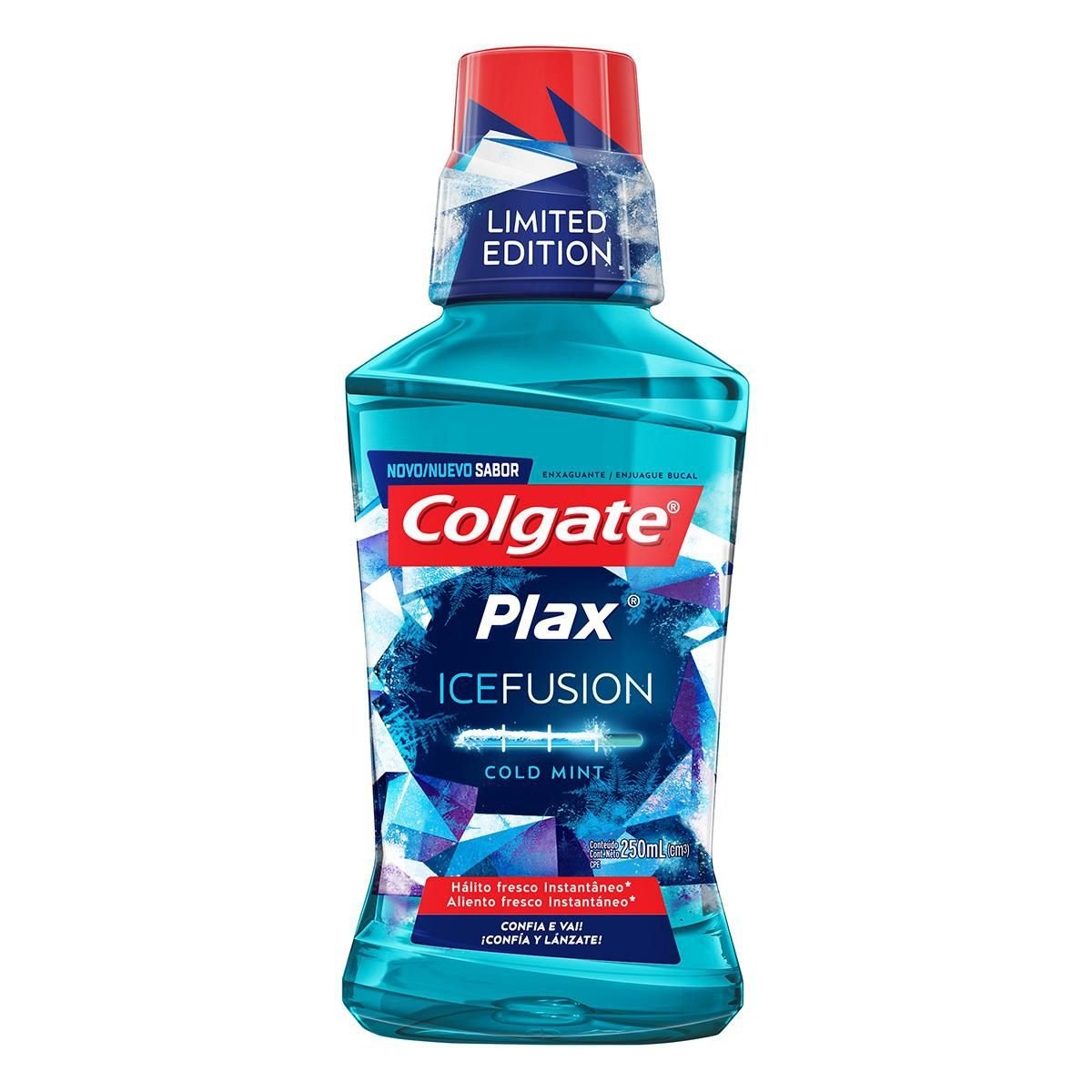 Enxaguante Bucal Plax Ice Fusion Cold Mint Colgate 250 Ml
