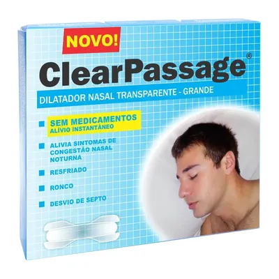 DILATADOR NASAL CLEARPASSAGE TAMANHO G COM 9UNIDADES
