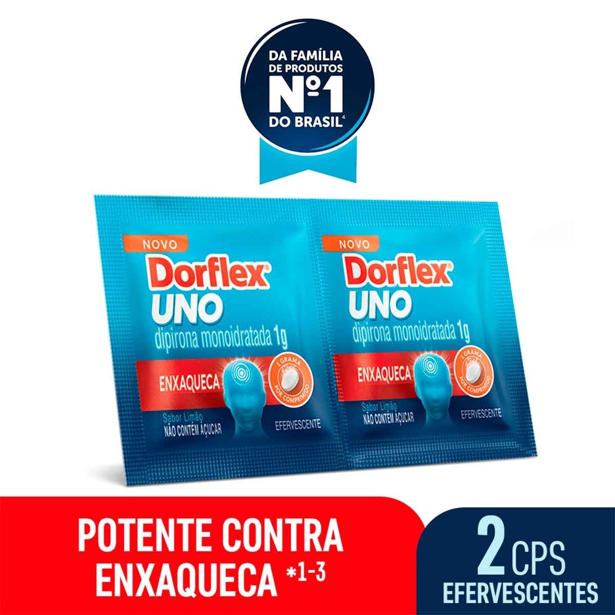 Dorflex Uno 1G, Blíster Com 2 Comprimidos