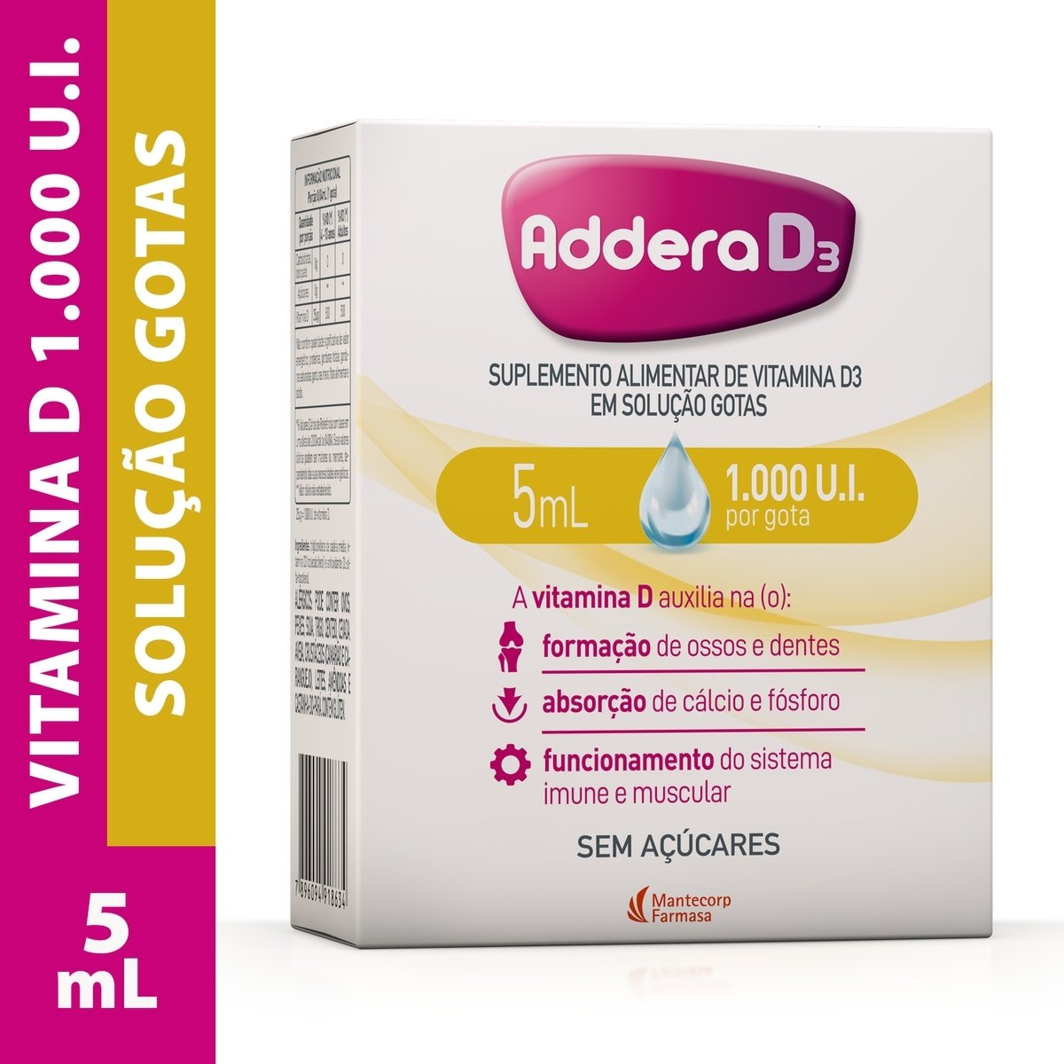 Addera D3 1.000UI Gotas 5ml - HYPERA