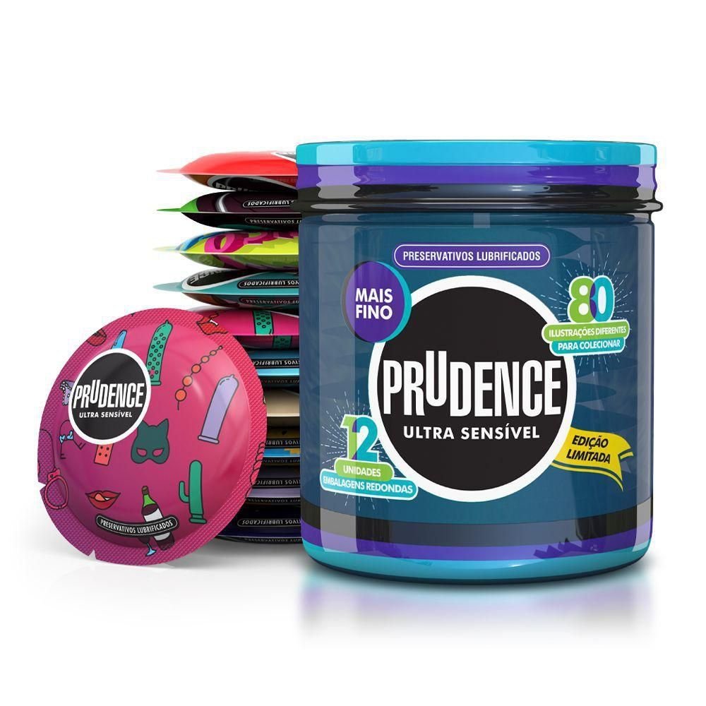 Preservativo Prudence Ult Sens Lata 12Unidades