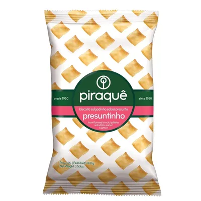 Biscoito salgado piraque presuntinho 100G