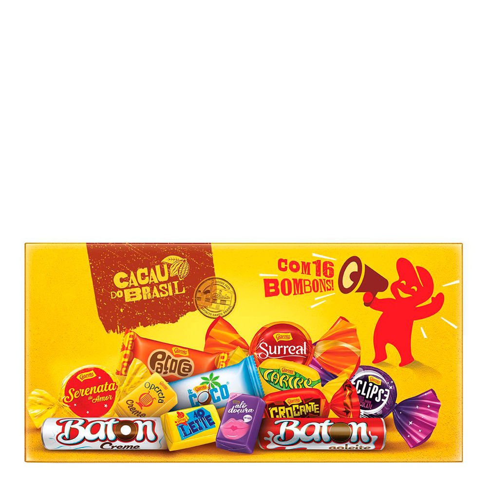 Caixa Chocolate Garoto 250g