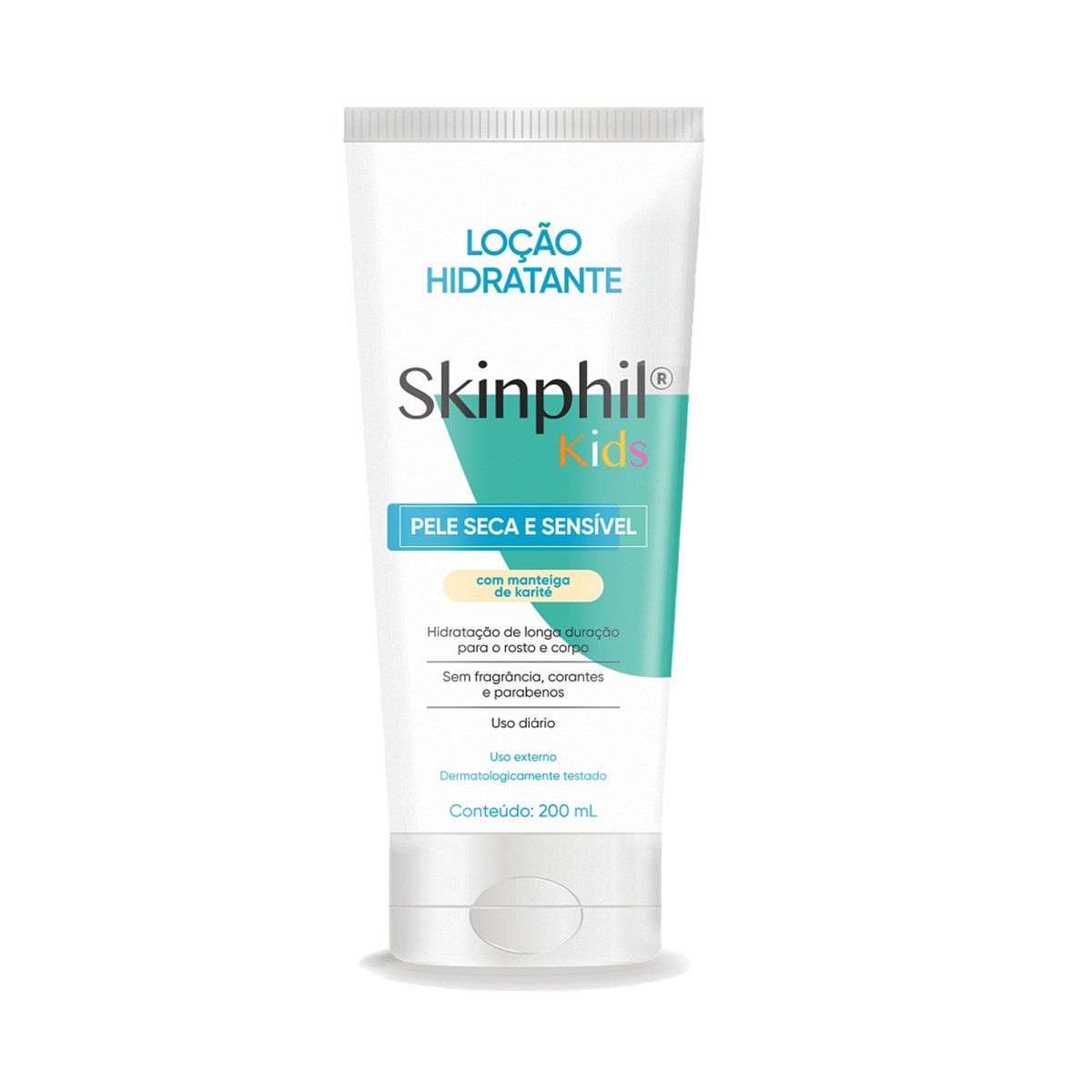 Loção Hidratante Skinphil Kids Manteiga de Karité 200ml