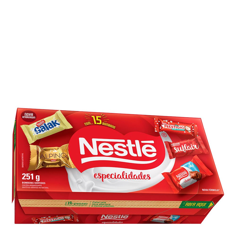 Bombom Especialidades Caixa 251g - NESTLE