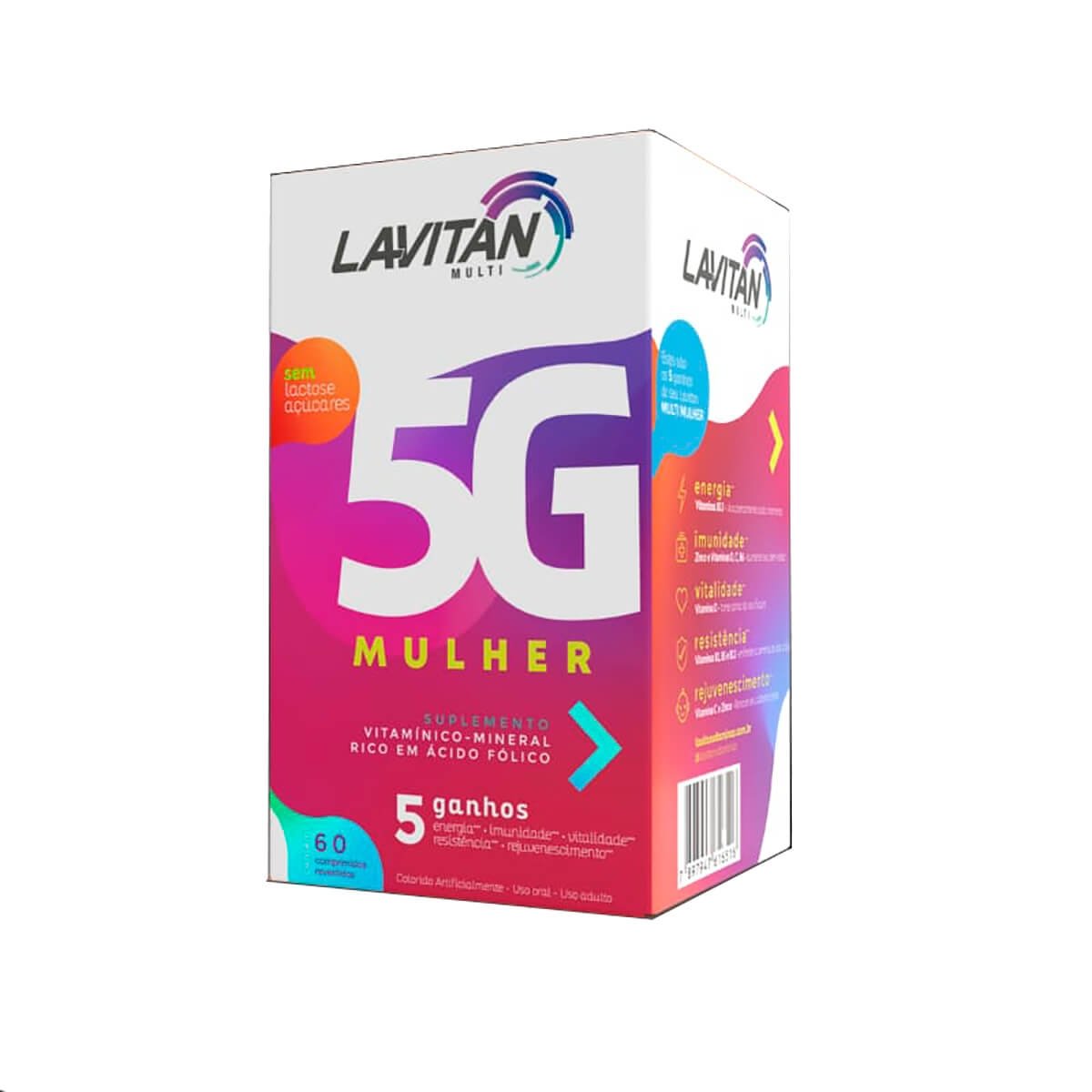 Lavitan Multi 5g Mulher com 60 Comprimidos