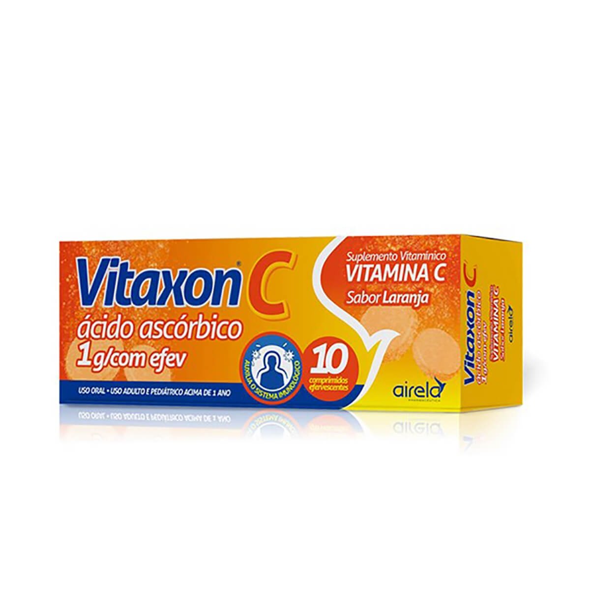 Vitaxon C 1g com 10 Comprimidos Efervescente