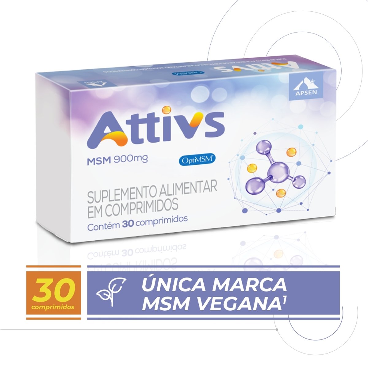 Attivs 30 Comprimidos - APSEN