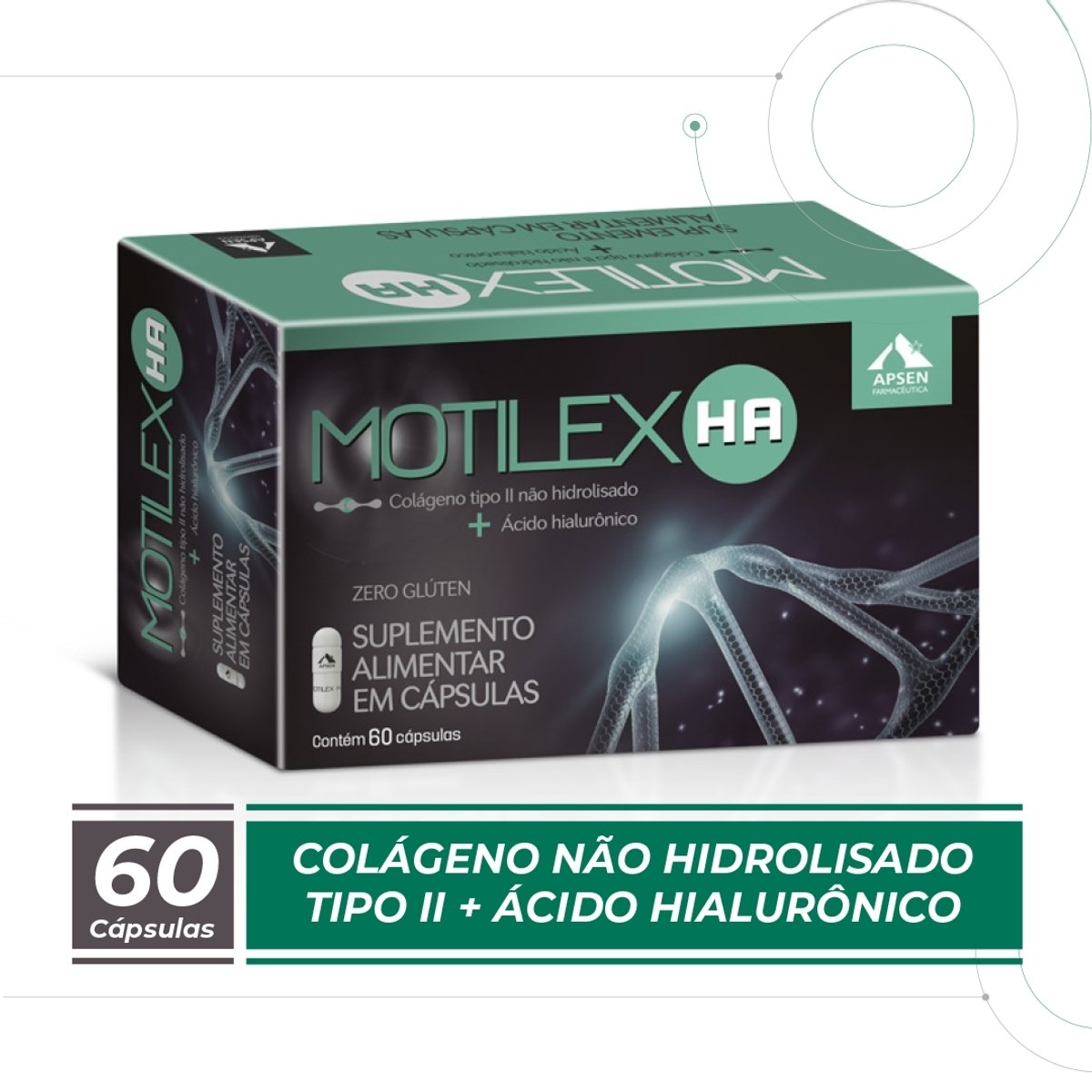 Motilex Ha Com 60 Cápsulas