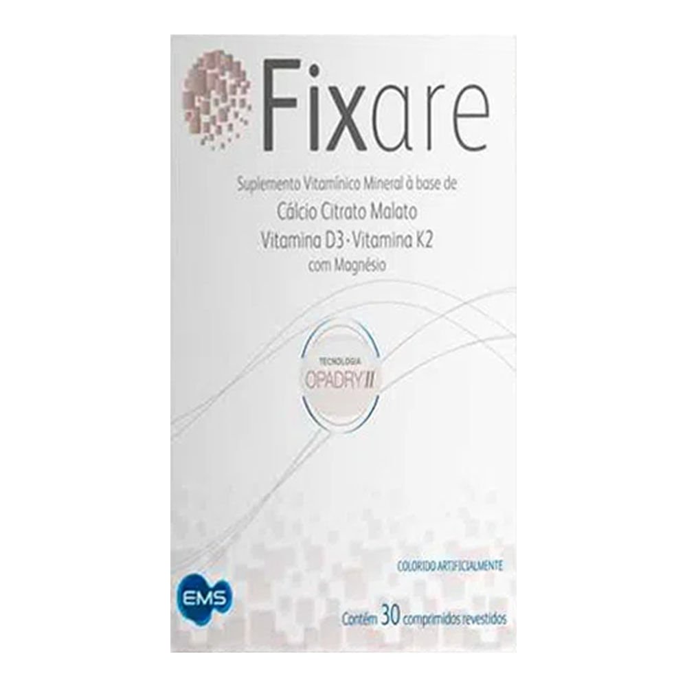 Fixare Cálcio C+vit com 30 Comprimidos