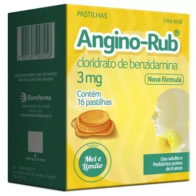 ANGINO-RUB MEL+LIMAO C/16PAST (EUF)