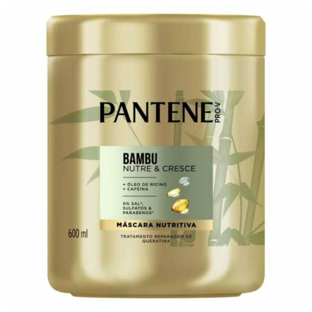 Máscara de Tratamento Pantene Pro-V Bambu 600ml