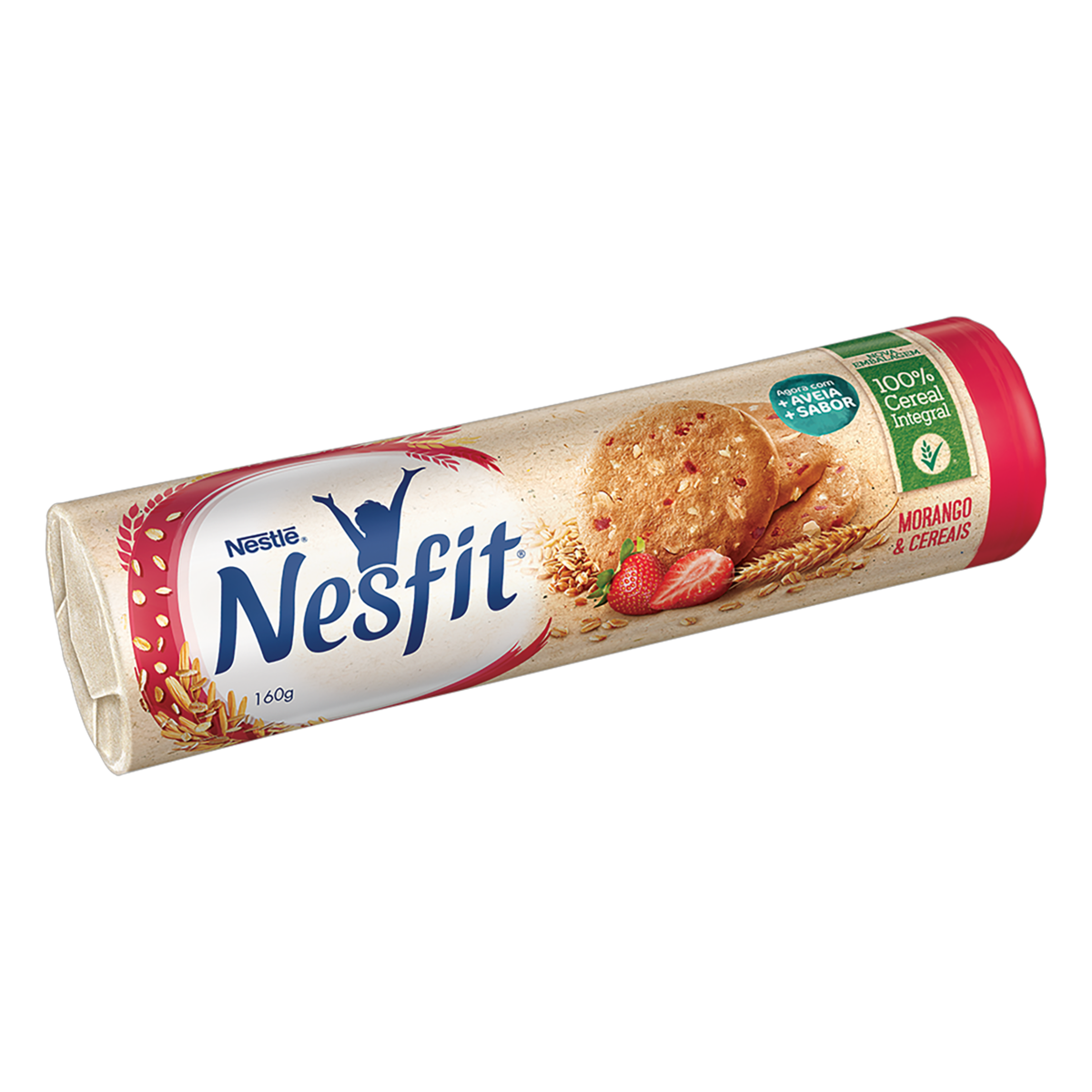 Biscoito Morango E Cereais Nestlé Nesfit 160G